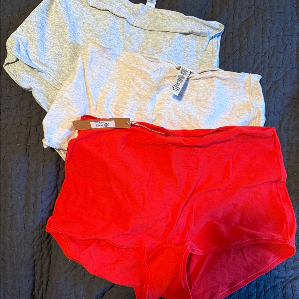 Skims boyshorts bundle of 3